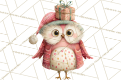 Festive Animals Clipart, Watercolor Critters Digital PNG Product Image 3