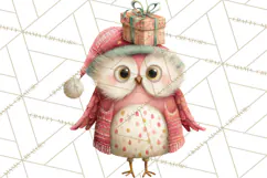 Festive Animals Clipart, Watercolor Critters Digital PNG Product Image 3