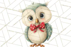 Festive Animals Clipart, Watercolor Critters Digital PNG Product Image 3