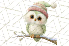 Festive Animals Clipart, Watercolor Critters Digital PNG Product Image 4