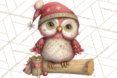 Festive Animals Clipart, Watercolor Critters Digital PNG Product Image 5