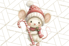 Festive Animals Clipart, Watercolor Critters Digital PNG Product Image 4