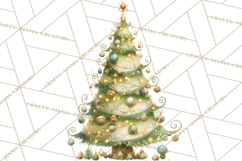 Festive Animals Clipart, Watercolor Critters Digital PNG Product Image 4