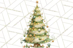 Festive Animals Clipart, Watercolor Critters Digital PNG Product Image 4