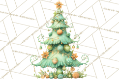 Festive Animals Clipart, Watercolor Critters Digital PNG Product Image 5