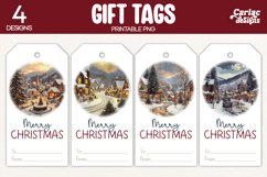 winter gift tags