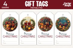 winter gift tags