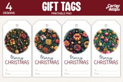 winter gift tags