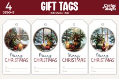 winter gift tags