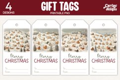 winter gift tags