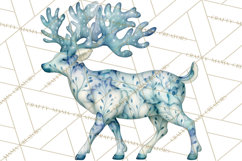 Celestial Christmas Clip Art PNG, Jewel Tone Winter Graphics Product Image 4