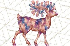 Celestial Christmas Clip Art PNG, Jewel Tone Winter Graphics Product Image 5