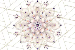 Celestial Christmas Clip Art PNG, Jewel Tone Winter Graphics Product Image 3
