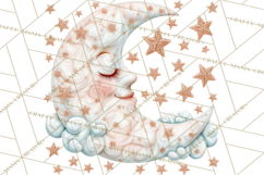 Celestial Christmas Clip Art PNG, Jewel Tone Winter Graphics Product Image 2