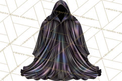 Celestial Christmas Clip Art PNG, Jewel Tone Winter Graphics Product Image 3