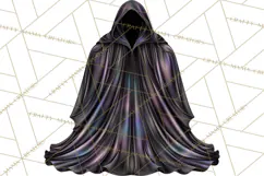 Celestial Christmas Clip Art PNG, Jewel Tone Winter Graphics Product Image 3