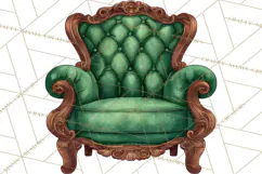 Celestial Christmas Clip Art PNG, Jewel Tone Winter Graphics Product Image 2