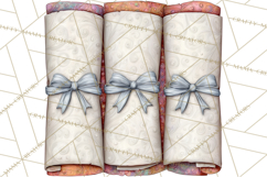 Celestial Christmas Clip Art PNG, Jewel Tone Winter Graphics Product Image 3