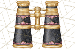 Celestial Christmas Clip Art PNG, Jewel Tone Winter Graphics Product Image 2