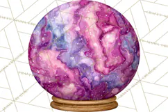 Celestial Christmas Clip Art PNG, Jewel Tone Winter Graphics Product Image 4