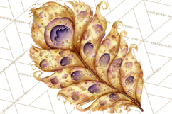 Celestial Christmas Clip Art PNG, Jewel Tone Winter Graphics Product Image 5