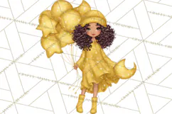 Celestial Christmas Clip Art PNG, Jewel Tone Winter Graphics Product Image 3