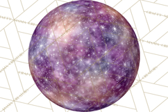 Celestial Christmas Clip Art PNG, Jewel Tone Winter Graphics Product Image 2