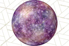 Celestial Christmas Clip Art PNG, Jewel Tone Winter Graphics Product Image 2