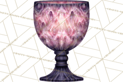 Celestial Christmas Clip Art PNG, Jewel Tone Winter Graphics Product Image 3