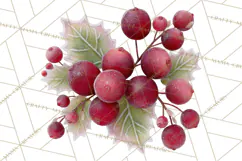 Celestial Christmas Clip Art PNG, Jewel Tone Winter Graphics Product Image 2