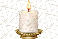 Celestial Christmas Clip Art PNG, Jewel Tone Winter Graphics Product Image 3