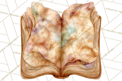 Celestial Christmas Clip Art PNG, Jewel Tone Winter Graphics Product Image 3