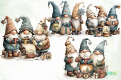 Winter Gnome Sublimation Clipart Product Image 1