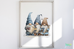 Winter Gnome Sublimation Clipart Product Image 5