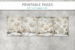 winter pages, christmas junk journal Product Image 2
