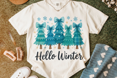 Hello Winter PNG, Christmas PNG, Coquette Winter PNG, Cozy Product Image 5