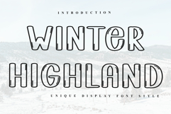 Winter Highland Product Image 1