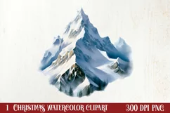 Winter Hiking Clipart Sublimation, Christmas PNG Product Image 1
