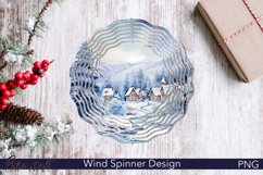 Christmas Wind Spinner | Winter Landscape Design Product Image 1