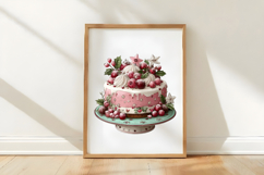 Winter Holiday Cake Clipart Product Image 3