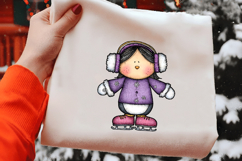 Winter Holiday Penguin Clipart Product Image 2