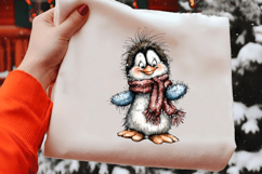 Winter Holiday Penguin Clipart Product Image 2