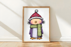 Winter Holiday Penguin Clipart Product Image 3