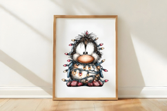 Winter Holiday Penguin Clipart Product Image 3