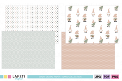 rustic winter printable paper collection