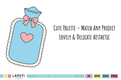 Cozy mugs blankets and home decor illustrations