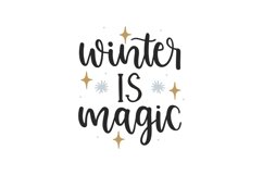 Winter Is Magic SVG Cut File Product Image 1