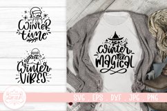 Winter SVG Cut File | Winter Christmas Quotes SVG Product Image 1