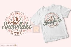 Christmas Boho SVG T-shirt Design. Christmas T-shirt Product Image 2