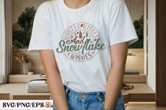 Christmas Boho SVG T-shirt Design. Christmas T-shirt Product Image 3